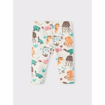 NAME IT 3-Pak Leggings Ocean Whitecap Gray